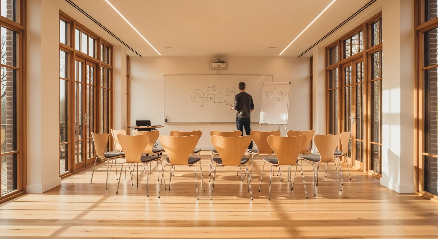 Workshop-Atmosphäre — Wissen über Geldanlage und Vermögensaufbau